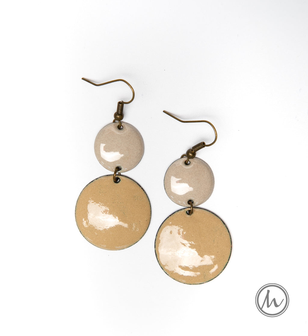 Sahara fülbevaló homokszínekben