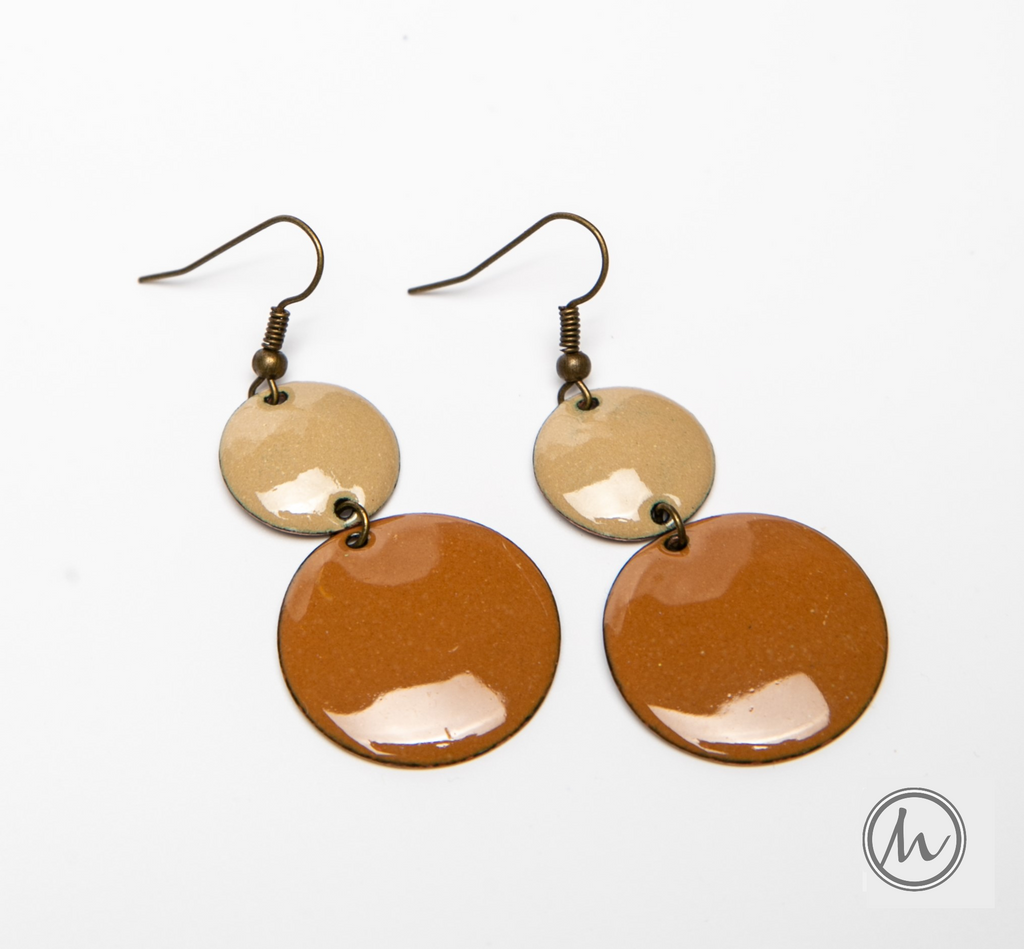 Sahara - Desert fülbevaló homokszínekben